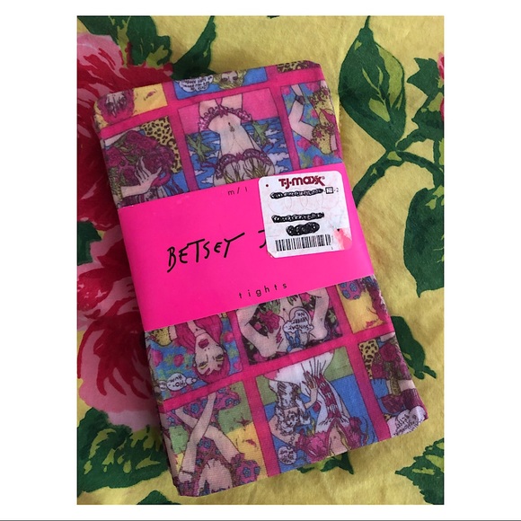 Betsey Johnson Accessories - Betsey Johnson Printed Tights Hosiery Betsey Johnson Accessories - Betsey Johnson Printed Tights Hosiery